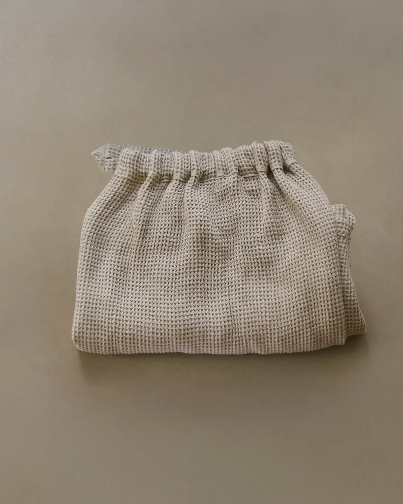 Lniany kilt do sauny dla mężczyzn wafel natural