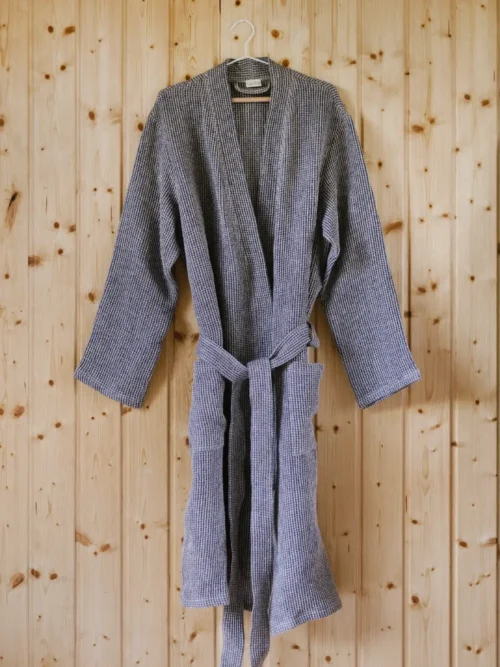 natural/jeans blue wafel